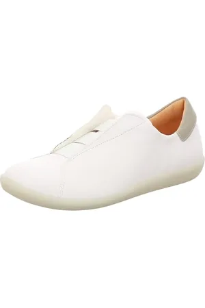 Think! Plantare Intercambiabile sostenibile, Senza Cromo, Naturale, Scarpe da Ginnastica Donna, , 37 EU