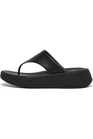 FitFlop F Mode Leather Platform Toe Post, Sandali Donna, Tutto , 38.5 EU