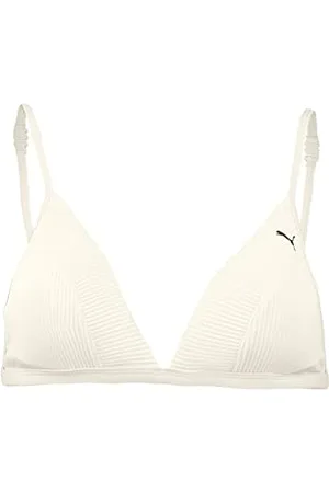 PUMA Triangle T Top bikini, (White Combo 01), XL Donna