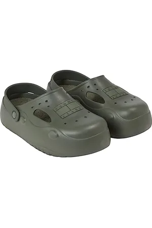 Tommy Hilfiger Tjm Freedom Mule Warm Lining EM0EM01337, Ciabatta Uomo, Verde (Pewter Green), 42 EU
