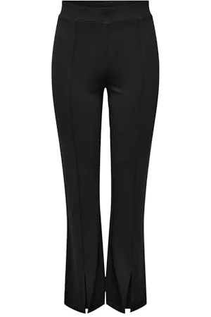 ONLY JDYPRETTY Flare Slit Pant Jrs Noos Pantaloni, Black, XXS/32 Donna