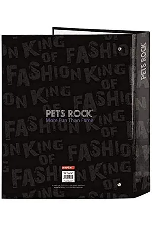 Safta Pets Rock Fashion - Cartella ufficiale con 4 anelli, 270 x 60 x 330 mm