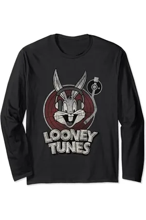 LOONEY TUNES Bugs Bunny Circle Logo Maglia a Manica