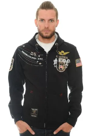 Geographical Norway Faero Men Felpa con Cappuccio, , M Uomo