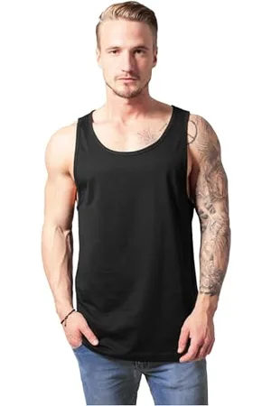 Urban classics Jersey Big Tank, Canotta Sportiva Uomo, (Black), S
