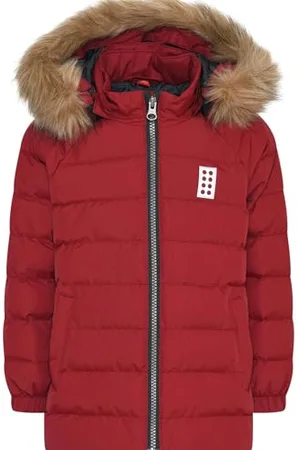 LEGO Wear Wear Mädchen Winterjacke mit Fake Fell 3.000 Wassersäule atmungsaktiv LWJenni 700 Giacca, , 68 Bambina
