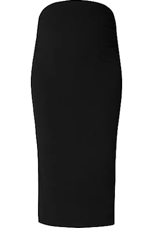 Noppies Vija Rib Skirt OTB Gonna, Nero-P090, L Donna