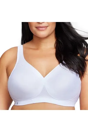 Glamorise Sport - Der ultimative Sport-BH für große Größen-Reggiseno Donna, (Weiss 110), 42E
