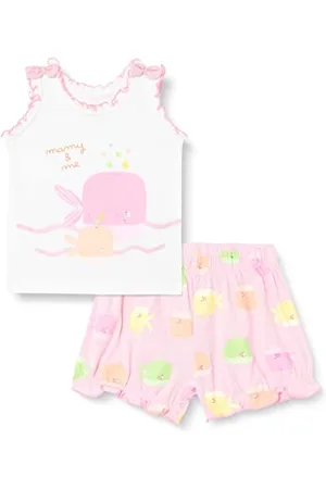 chicco Set 2 Pezzi: Canotta e Pantaloncini per Bimba, Bimba 0-24, 3 mesi, (658)