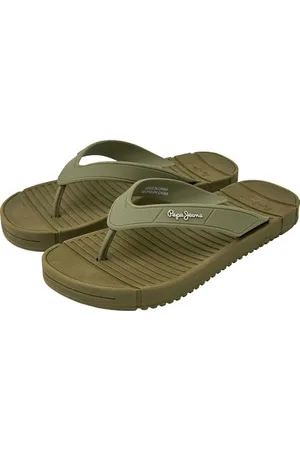 Pepe Jeans Shore M, Sandali da spiaggia Uomo, Verde (verde militare), 43 EU
