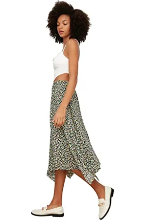 Trendyol Asymmetrischer gestrickter Rock Gonna, , Small da Donna