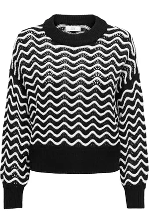 JDY Rita L/S Struc Pull Knt Noos-Pantaloncini Maglione Lavorato a Maglia, , L Donna