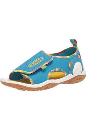 Keen Knotch River OT, Sandali Unisex - Bambini e ragazzi, Multi (Tie Dye/Vivid Blue), 31 EU