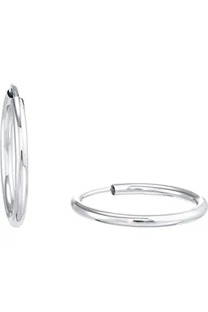 Amor Orecchini da Donna in 925, creoles, 2 cm, , in confezione regalo