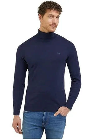 Lee High Neck Knit Maglione, , XXL Plus Uomini