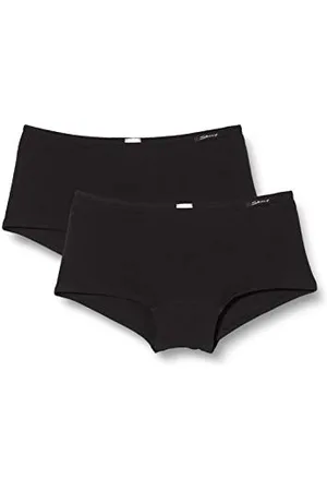 Skiny Mädchen Pant 2er Pack Cotton Essentials Slip, Black, 152 (Pacco da 2) Bambina