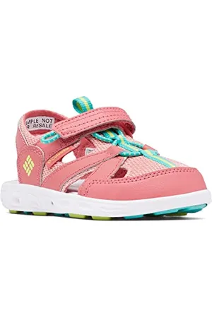 Columbia Childrens Techsun Wave Sandali Da Trekking da Unisex - Bambini e ragazzi, Rosso (Wild Salmon x Voltage), 25 EU