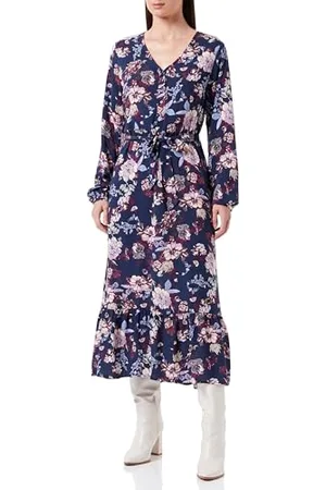 ONLY Onlnova Life L/S Amy Long Dress Ptm Vestito, , XL Donna