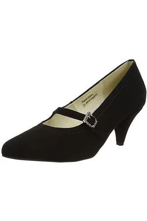 Andrea Conti 3009213, Decolleté chiuse donna, Nero (Schwarz (002)), 39