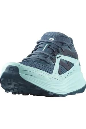 Salomon Ultra Flow Gore Tex Scarpe Impermeabili da Trail Running da Donna, Resistenza alle intemperie, Ammortizzazione dalla strada ai trail, Deep Dive/Tanager Turquoise/Carbon, 40 EU