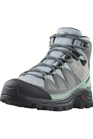 Salomon QUEST ROVE GORE-TEX, Scarpe da escursionismo Donna, Quarry / Quiet Shade / Black, 43 1/3 EU