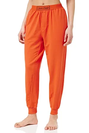 Calvin Klein Pantaloni da Jogging Donna Sweatpants Lunghi, (Fiesta), L