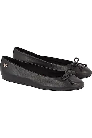 Tommy Hilfiger ESSENTIAL LEATHER BALLERINA FW0FW07507, Donna, (Black), 37 EU