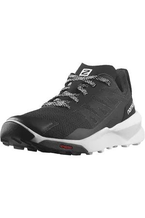 Salomon Patrol Scarpe Unisex da Passeggio ed Escursionismo per bambini, Caratteristiche essenziali per la camminata, Comfort immediato, Versatilità, Black/Black/White, 31 EU