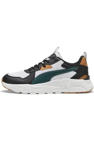PUMA Sneakers Trinity Lite da Uomo, Black Dark Myrtle Caramel Latte, 36 EU
