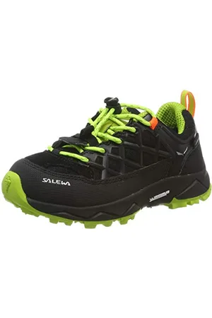 Salewa JR Wildfire Waterproof Scarpe da Trekking e da Escursionismo Donna , Black Out/Cactus, 36 EU