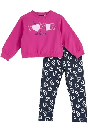 chicco Completo Due Pezzi: Felpa E Leggings, Tuta Bambine e ragazze, , 12 mesi