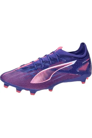 PUMA Ultra 5 PRO FG/AG, Soccer Shoe Unisex-Adulto, Lapis Lazuli White-Sunset Glow, 47 EU