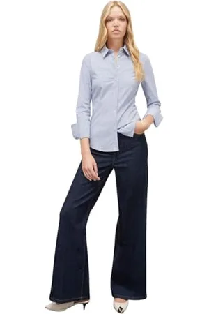 Motivi : Camicia in Popeline a Righe . 36 Stagione Autunno Inverno 2024