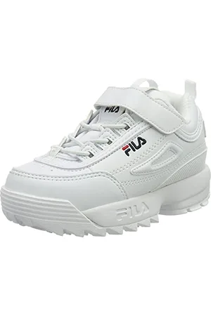 Fila Disruptor E Tdl, Sneaker Unisex - Bambini e ragazzi, (White), 23.5 EU