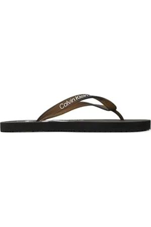 Calvin Klein Jeans Infradito Donna Beach Sandal Scarpe da Mare, (Black), 36