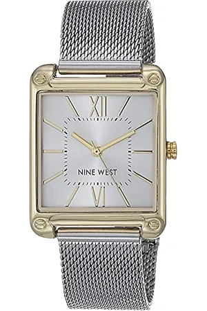 Nine West Orologio da donna con cinturino in maglia mesh