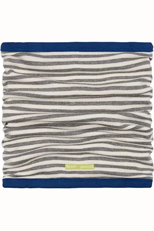 loud + proud Sciarpa Tubolare Reversibile, certificata GOTS, Grigio, Taglia Unica Unisex-Bambini e Ragazzi