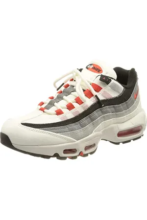 Nike Air Max 95, Scarpe da Corsa Uomo, Summit White/Chile Red-off Noir, 36 EU