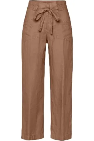 Brax Style Maine S Pure Linen Pantaloni, , 27W x 32L Donna