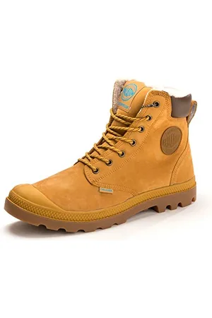 Palladium Pampa Sport Wps, Stivaletto Unisex - Adulto, Giallo (Amber Gold/mid Gum), 44.5 EU