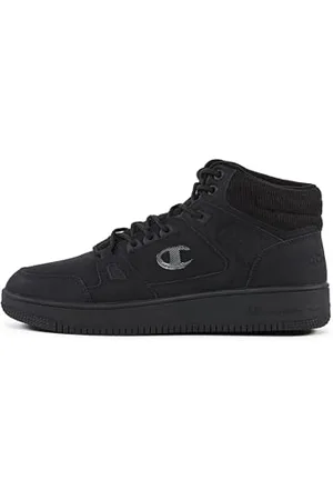 Champion RD18 Cord Mid, Sneakers Uomo, Triplo Nero (KK001), 45.5 EU