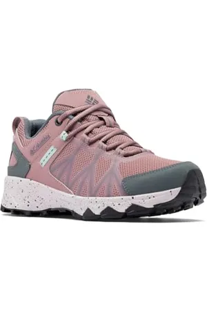 Columbia Peakfreak 2 Outdry, Scarpe da trekking ed escursionismo impermeabili a vita bassa Donna, Fig/Cool Green , 40.5 EU