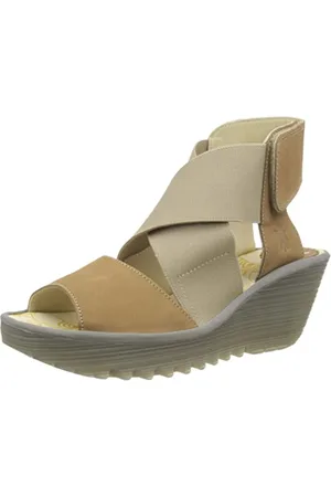 Fly London Yuba385fly, Sandali con Zeppa Donna, , 38 EU