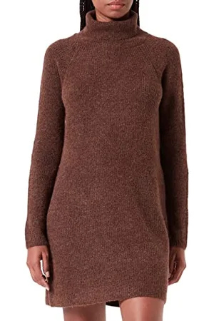 Pieces® Noos-Abito a Maniche Corte, con Scollo a V, Taglia L Vestito, , M Donna