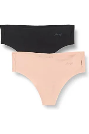 Sloggi Donna Zero Microfibre 2.0 Hipstring C2P, Brown - Dark Combination, XS
