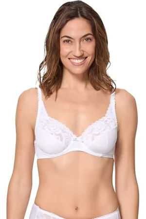 Playtex Reggiseno Femminile con Ferretto Flowery Lace Recycled Donna x1, , 40 / 6E