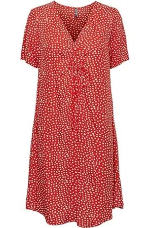 Pieces® Pcnya SS V-Neck Short Dress BC Vestito, , XS Donna
