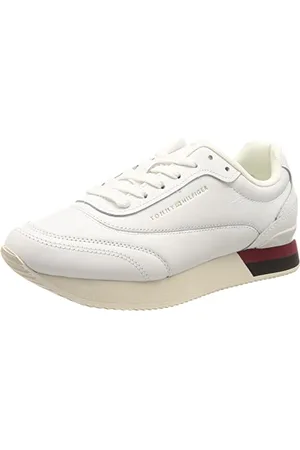 Tommy Hilfiger Sneakers da Runner Donna Scarpe Sportive, (White), 41 EU