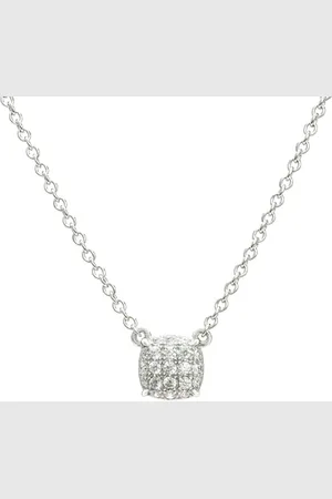 MONTEVERDI 2VNAMONJ-NL-0084 - Collana da donna, in sterling 925 rodiato, 45 cm, Eine Grösse, sterling, Nessuna pietra preziosa