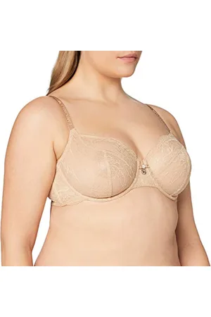 Emporio Armani Underwire Bra Virtual Lace, Reggiseno Donna, (Nude), 38D